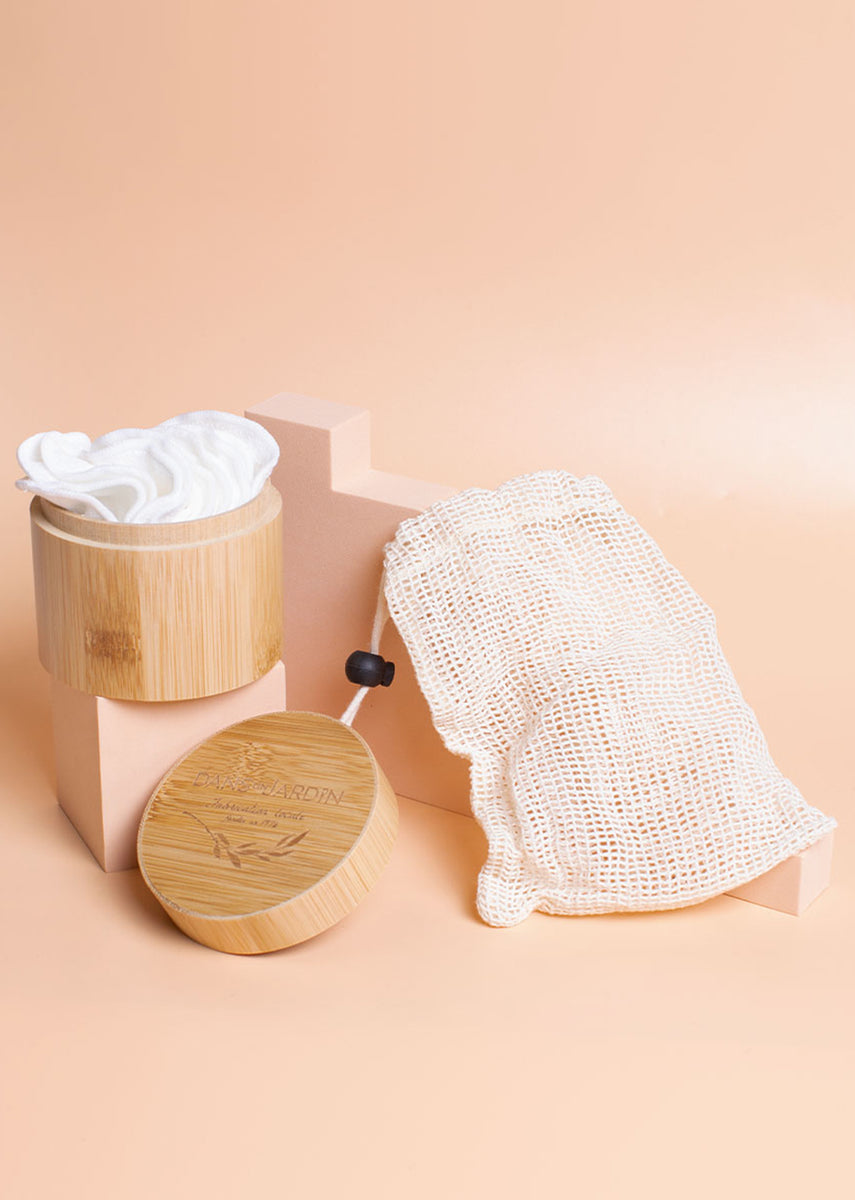 Lot De 14 Tampons Démaquillants Réutilisables | Avec Mini Sac De Beauté En Coton Lavable, Doux Et Réutilisable Pour Le Nettoyage Du Visage - Ensemble De Soins De La Peau Dans Un - 10