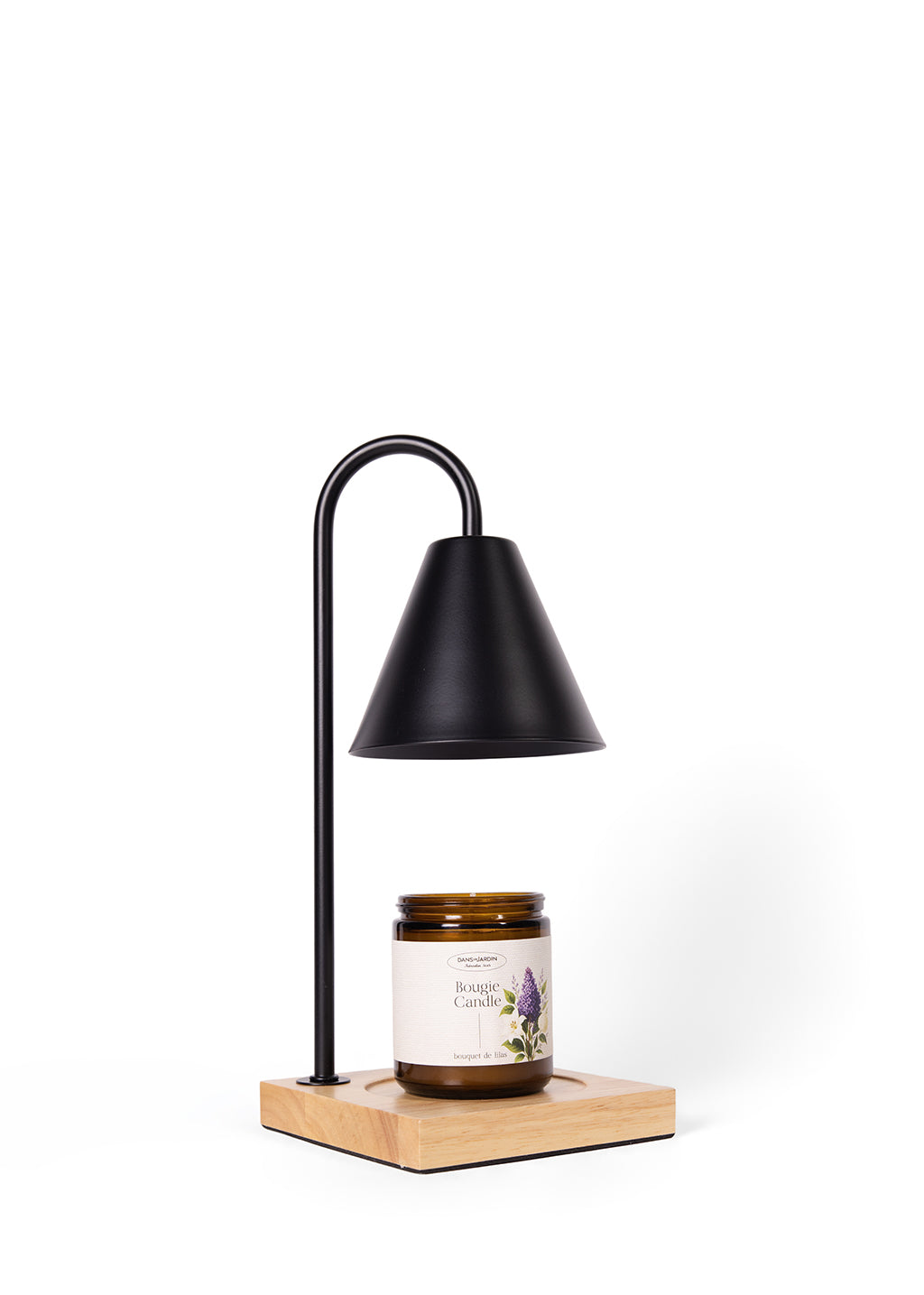 Lampe chauffe bougie - NOIR