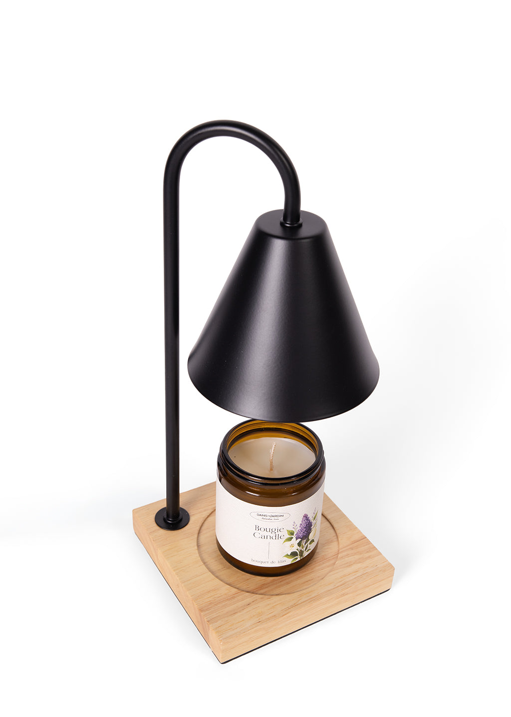 Lampe chauffe bougie - NOIR