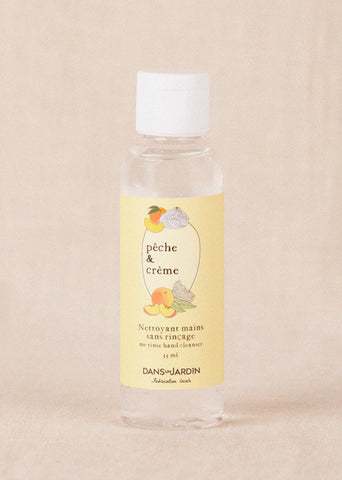 No-rinse hand cleaner - Peach cream