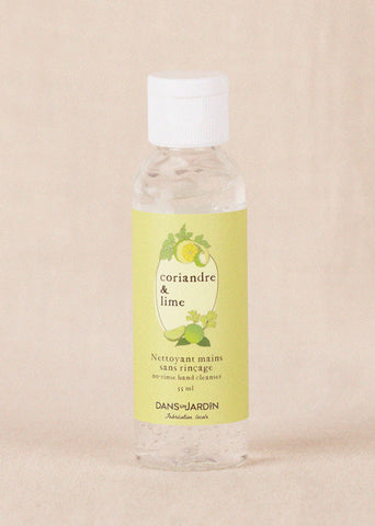 Nettoyant à mains sans rinçage - Coriandre et lime