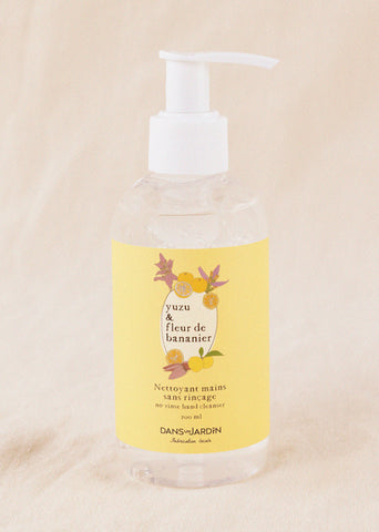Nettoyant à mains sans rinçage - Yuzu et fleur de bananier