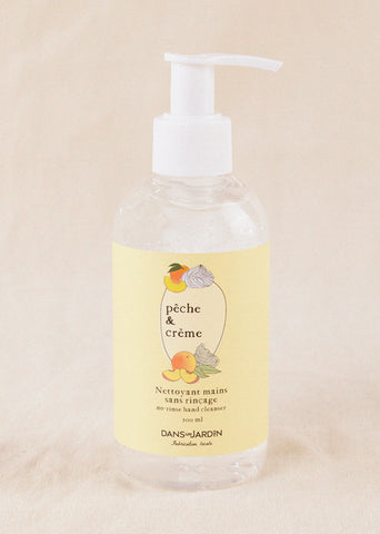 Nettoyant à mains sans rinçage - Pêche crème