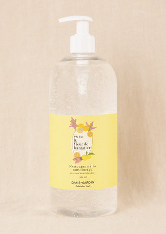 Nettoyant à mains sans rinçage - Yuzu et fleur de bananier