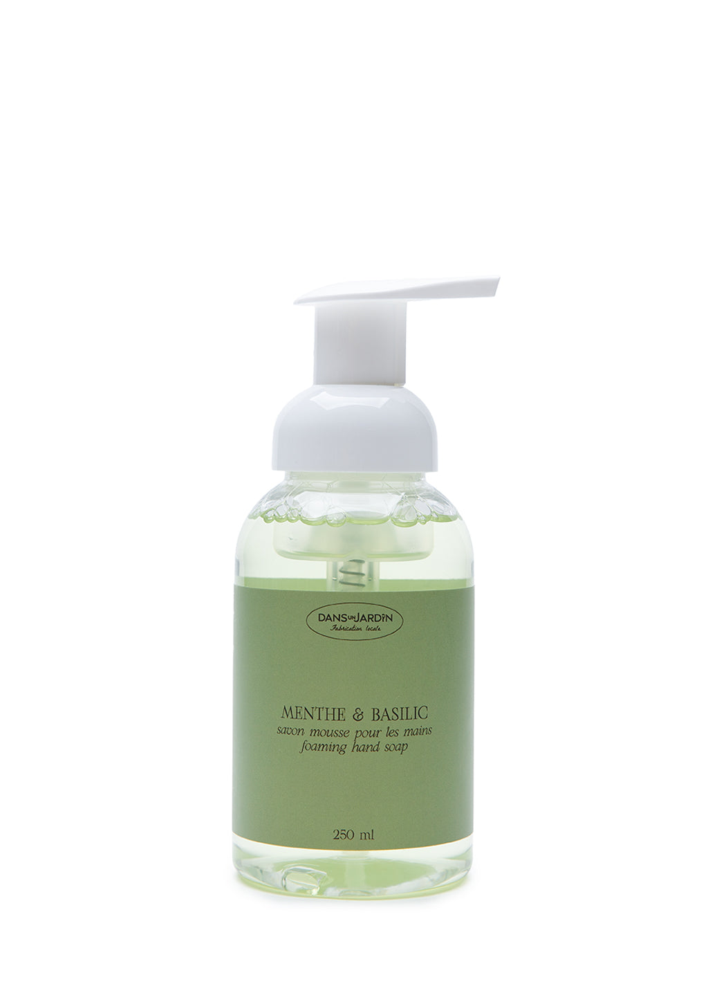 Savon mousse pour les mains - MENTHE & BASILIC