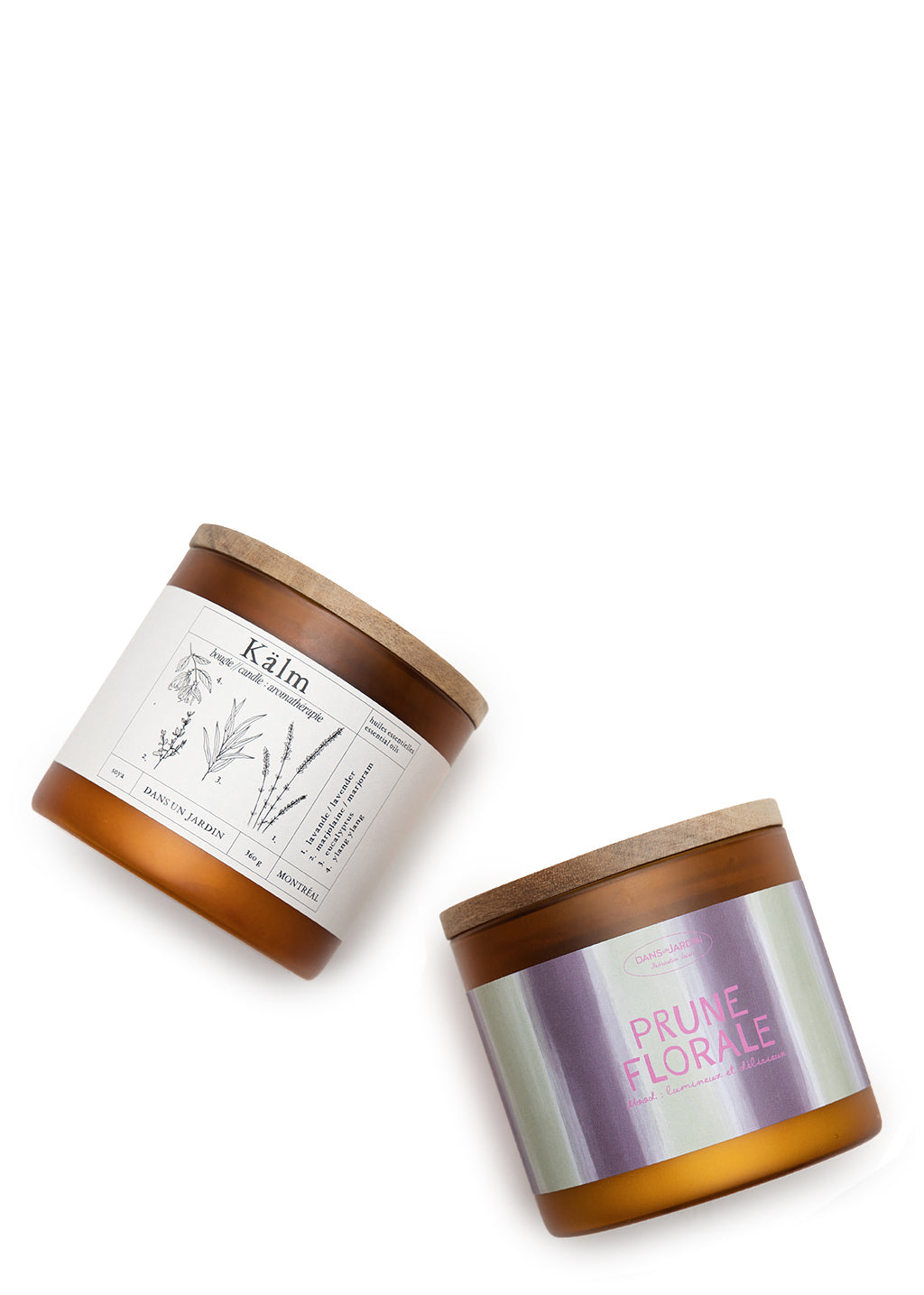 Ensemble cadeau - 2 bougies 3 mêches