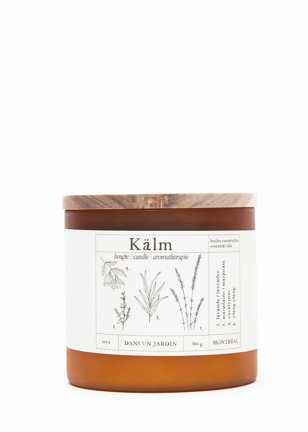 Bougie aromathérapie 3 mèches - Kälm