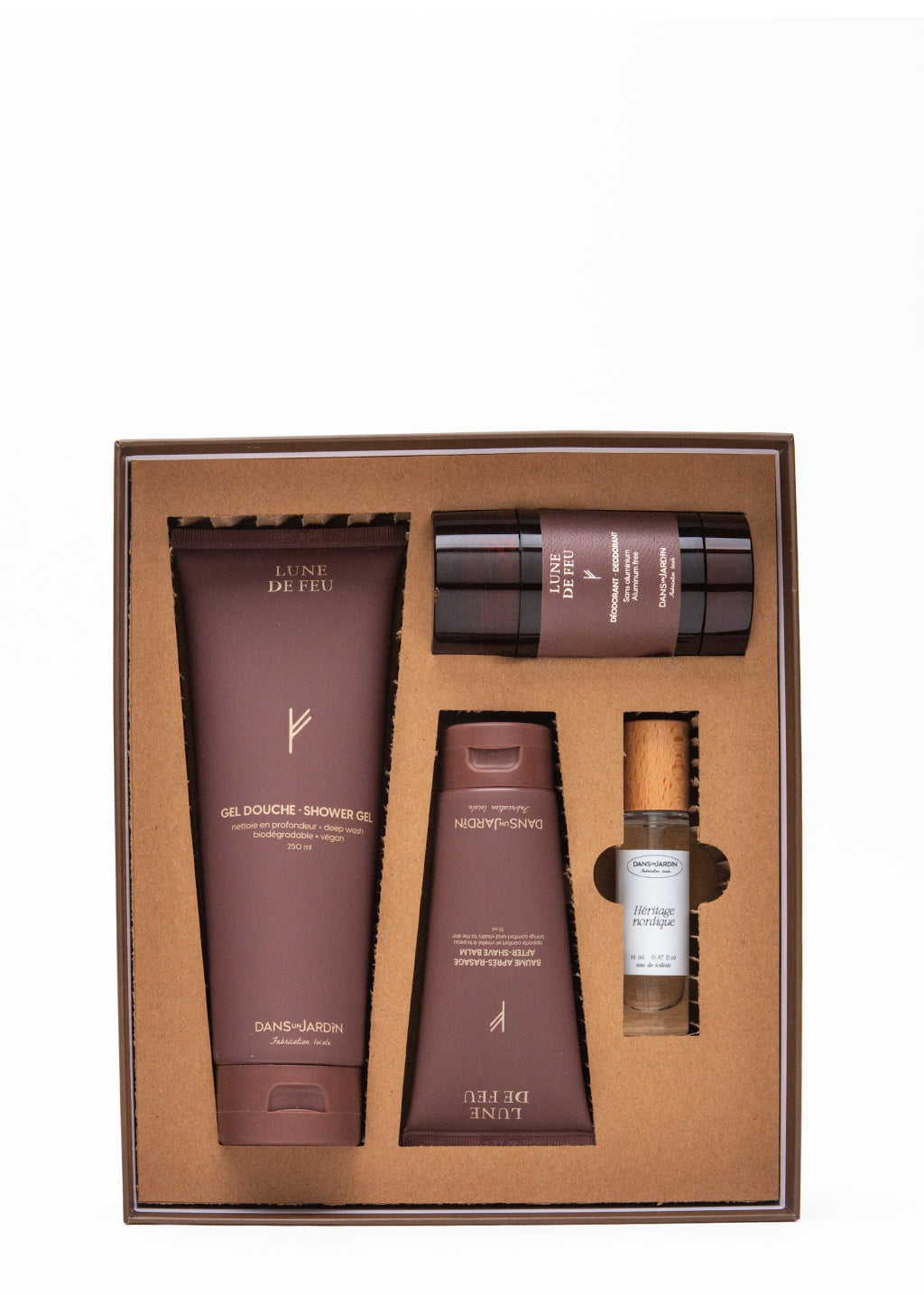 Ensemble cadeau homme  - LUNE DE FEU