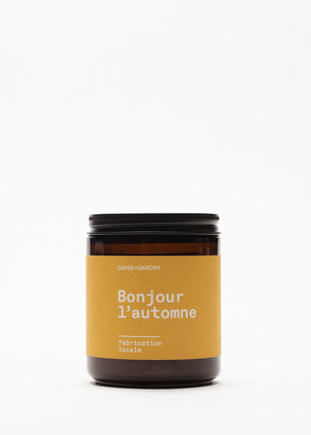 Bougie 1 mèche - BONJOUR L’AUTOMNE