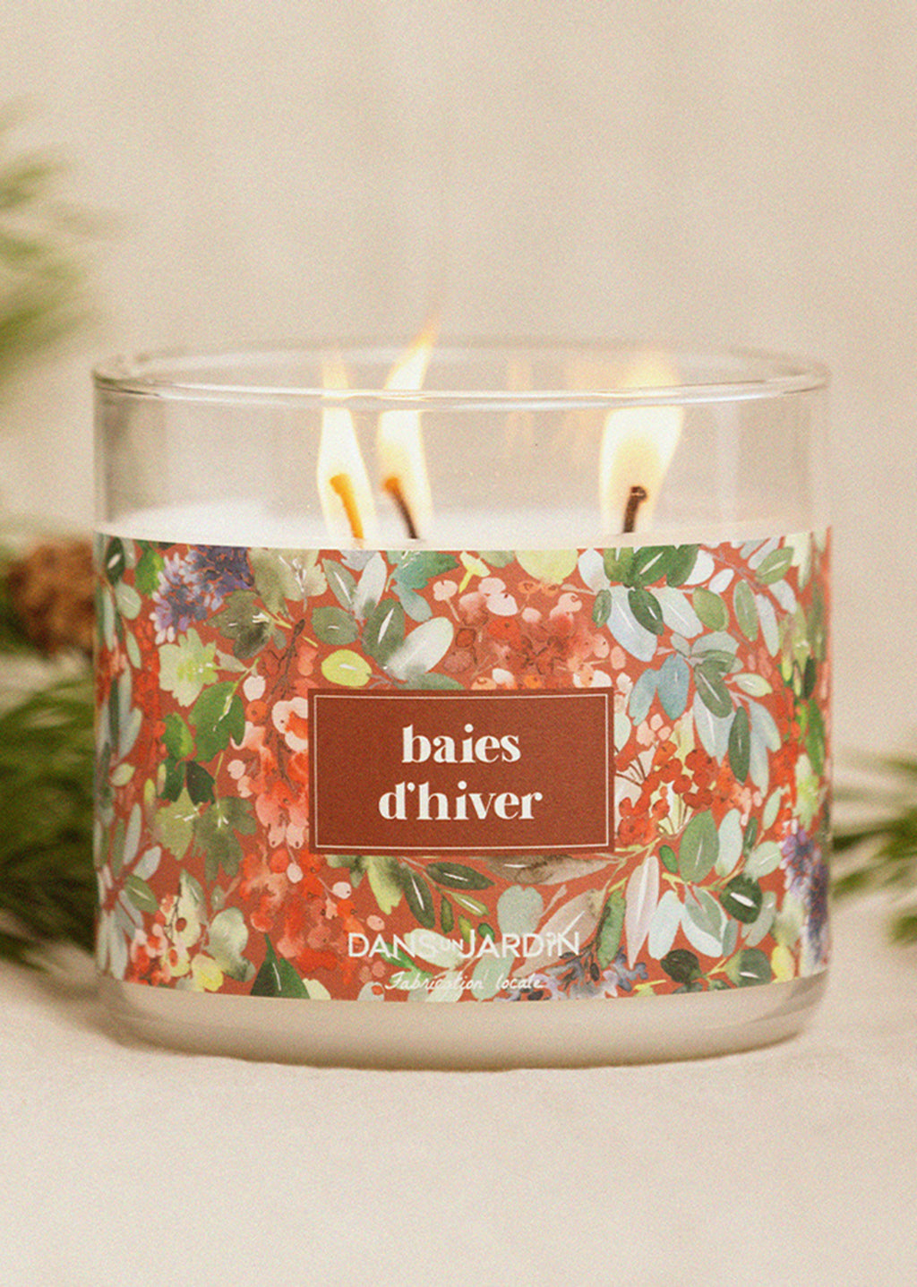 3-Wicks Candle - BAIES D'HIVER