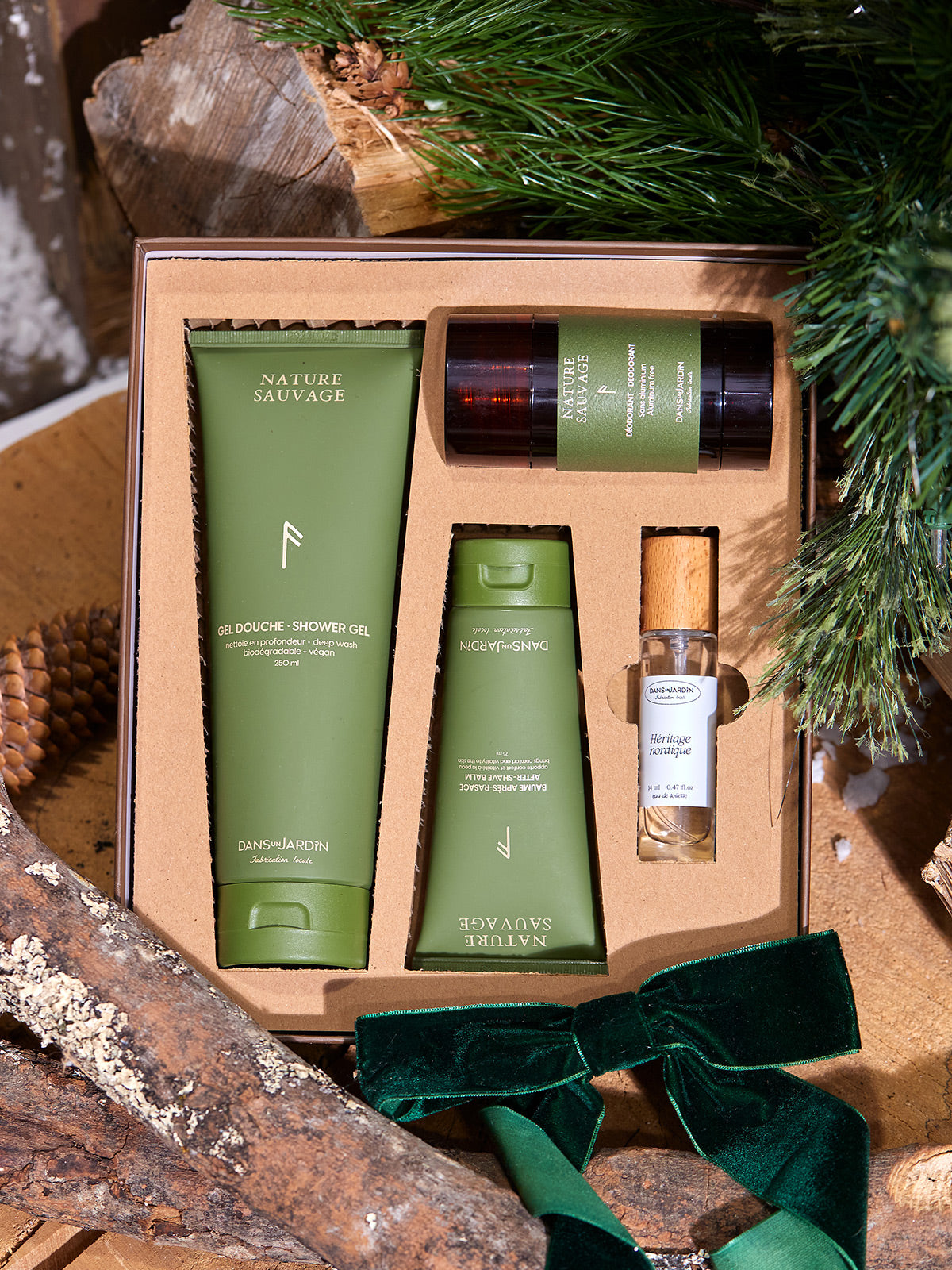 Ensemble cadeau homme  - NATURE SAUVAGE