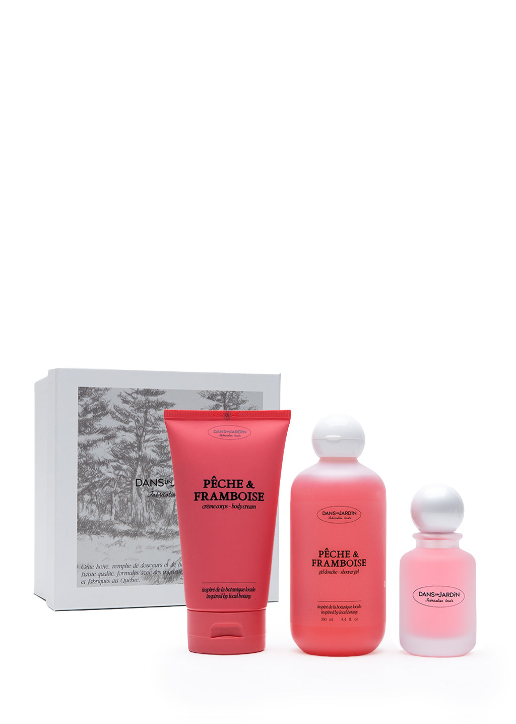 Ensemble cadeau - Pêche & Framboise