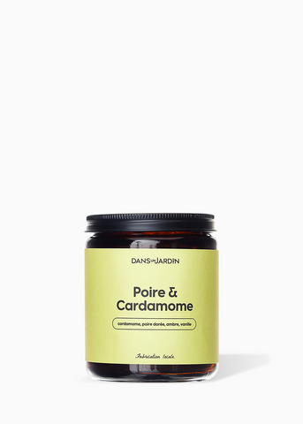 Bougie 1 mèche - POIRE & CARDAMOME