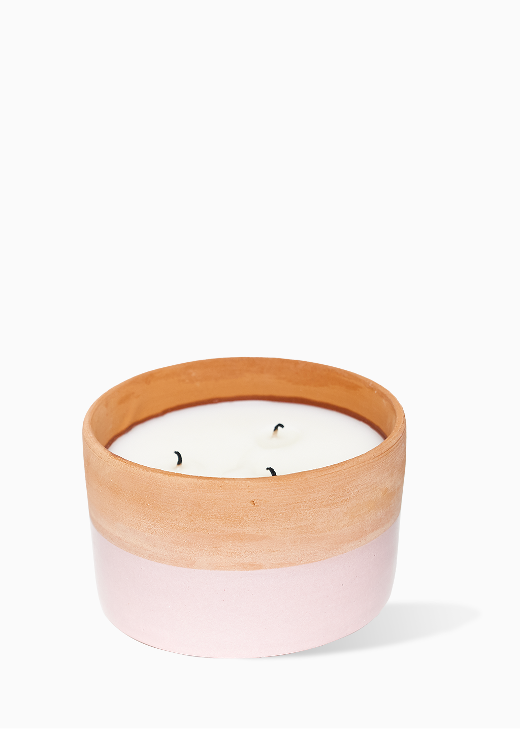 3-Wicks Pottery Candle - FLEUR DE PRUNIER