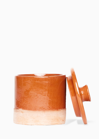 Single Wick Pottery Candle - BERGAMOTE + PATCHOULI 