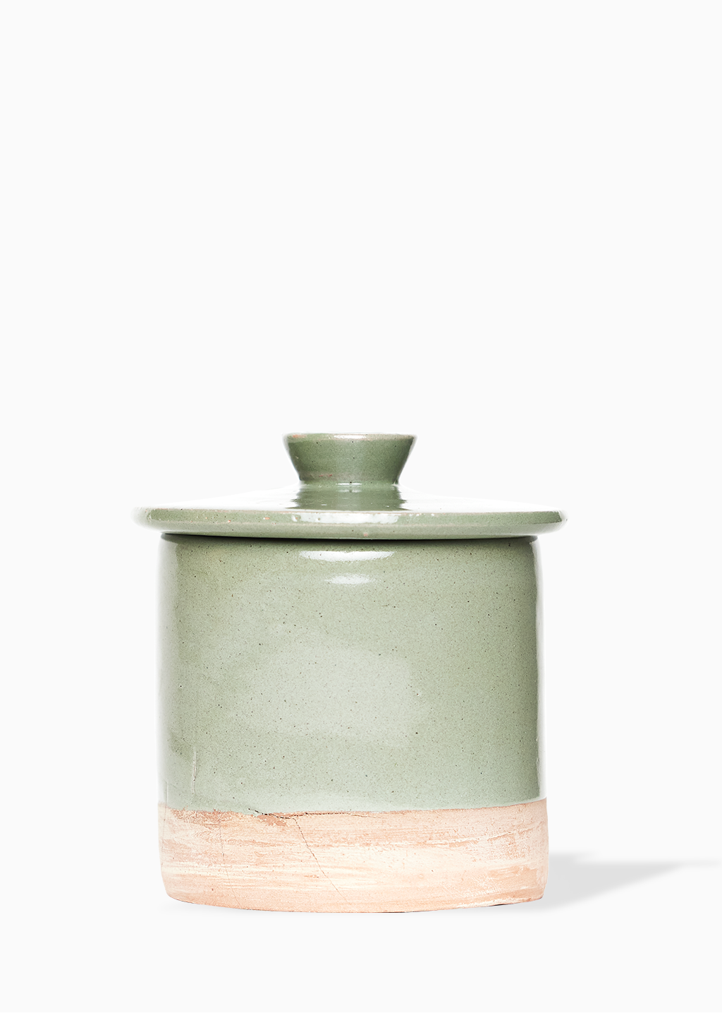 Bougie en poterie 1 mèche - LAVANDE + EUCALYPTUS