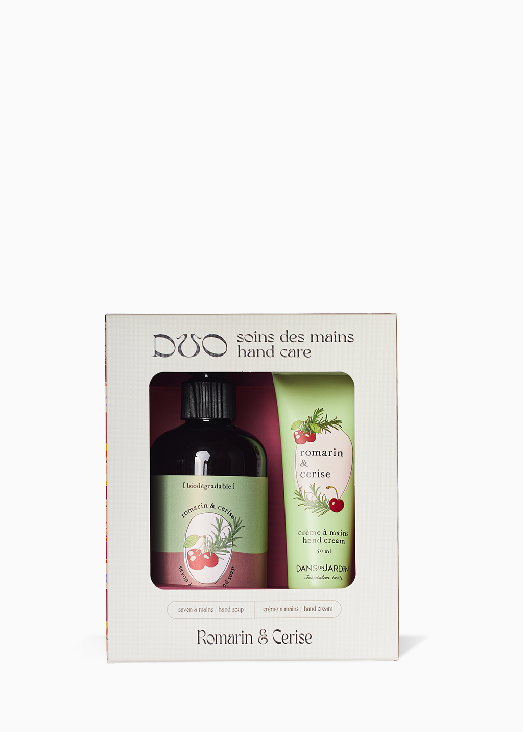 Duo soins des mains - ROMARIN & CERISE