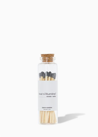 Wooden matches - Black