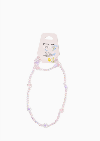 Bracelet et collier fleur - JUJUBE