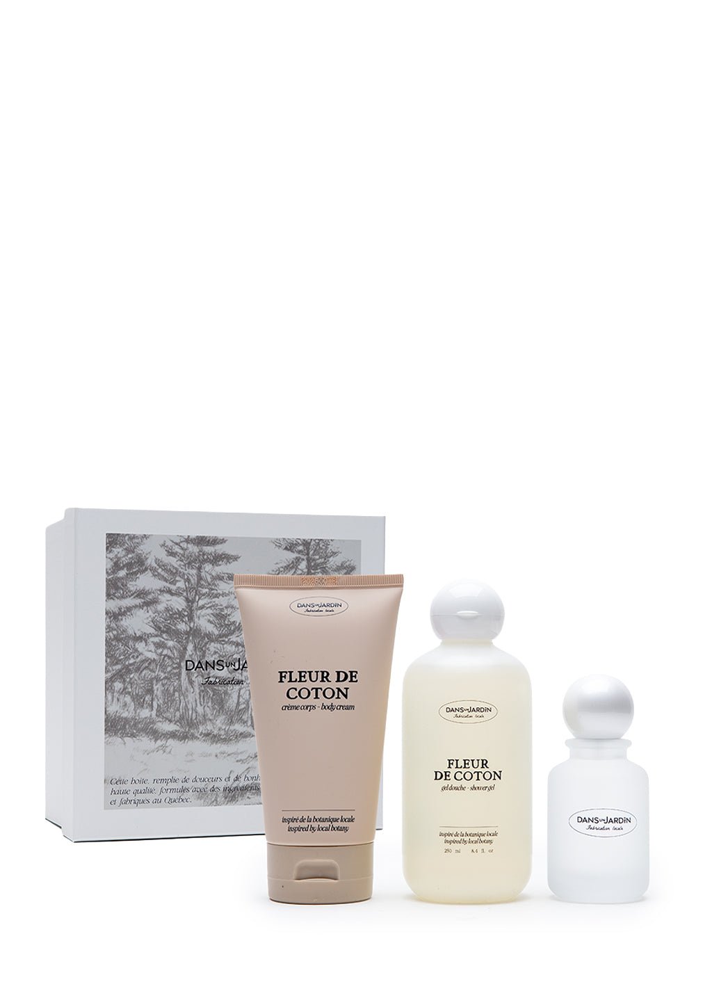 Ensemble cadeau - Fleur de coton