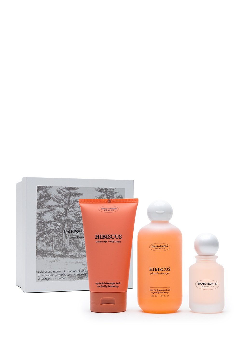 Ensemble cadeau  - Hibiscus