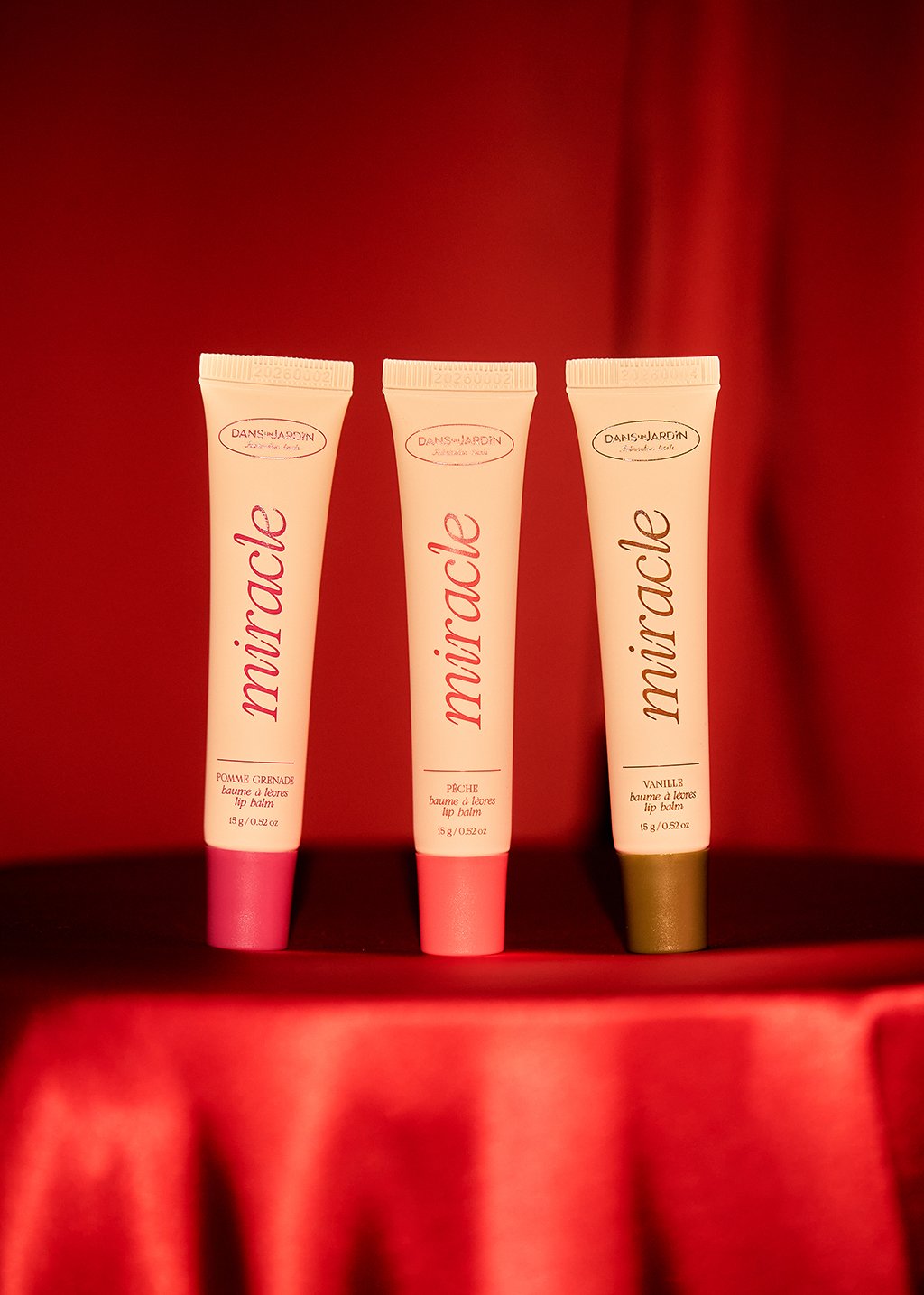 Trio de baumes à lèvres Miracle