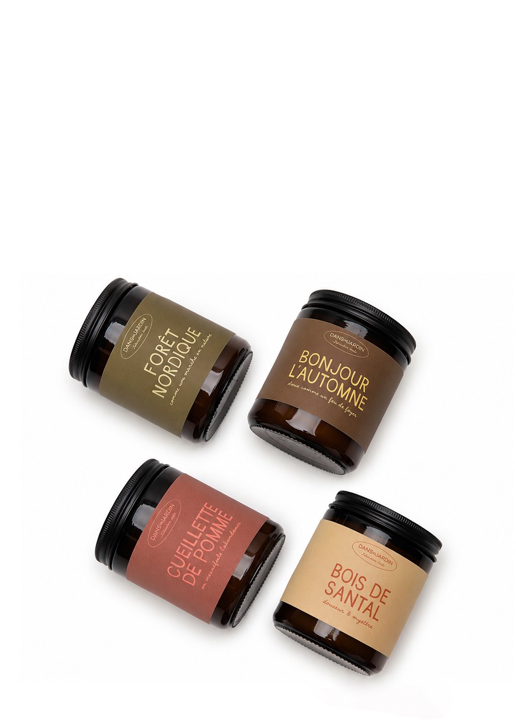 Ensemble cadeau - 4 bougies 1 mèche